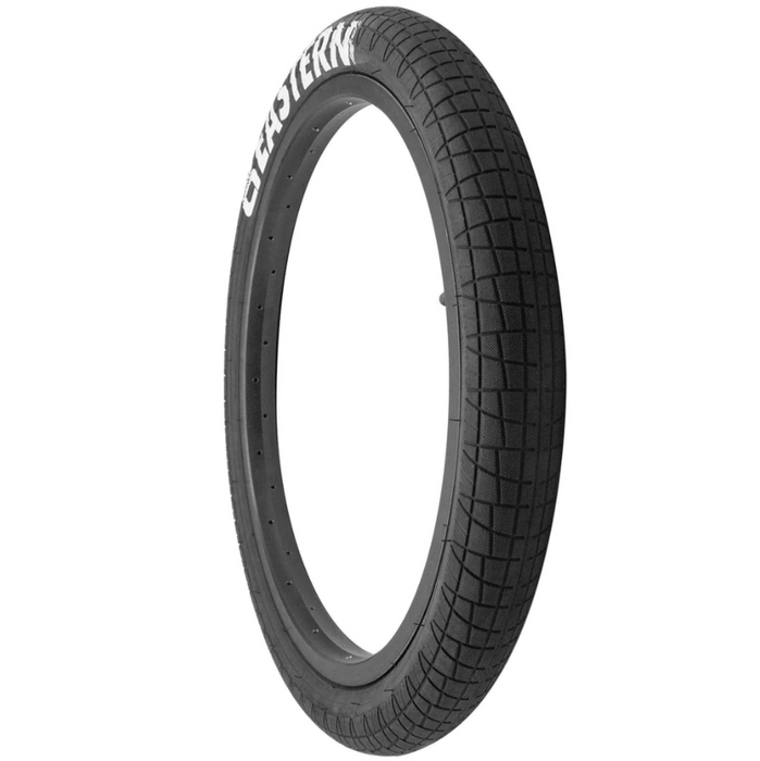 Throttle 20" BMX Tire - Black-White