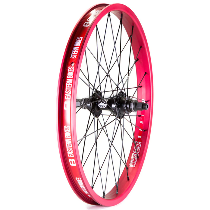 Throttle 20" BMX Wheel - Rear - Matte Red Ano