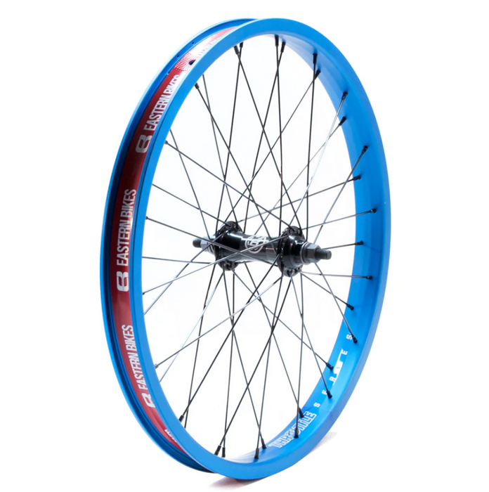 Throttle 20" BMX Wheel - Front - Matte Blue Ano