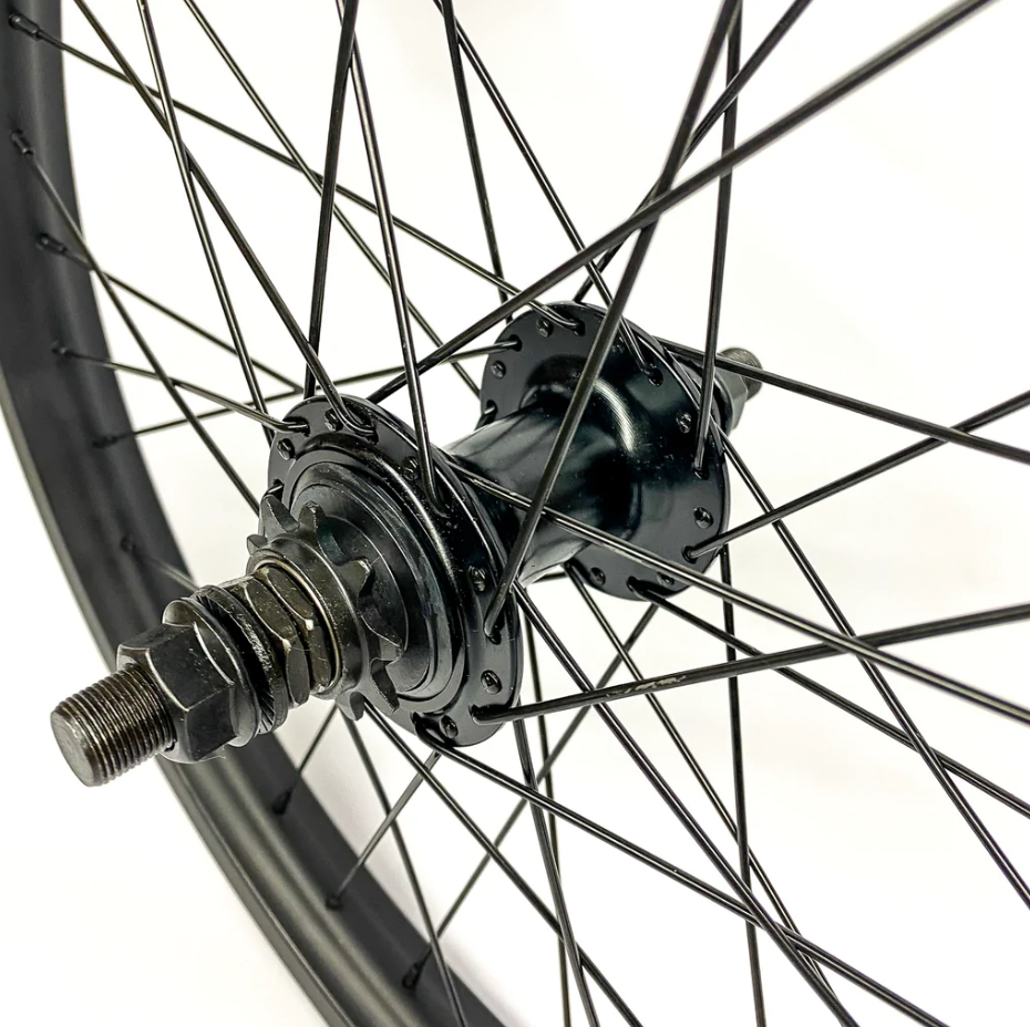 Black bmx wheels sales