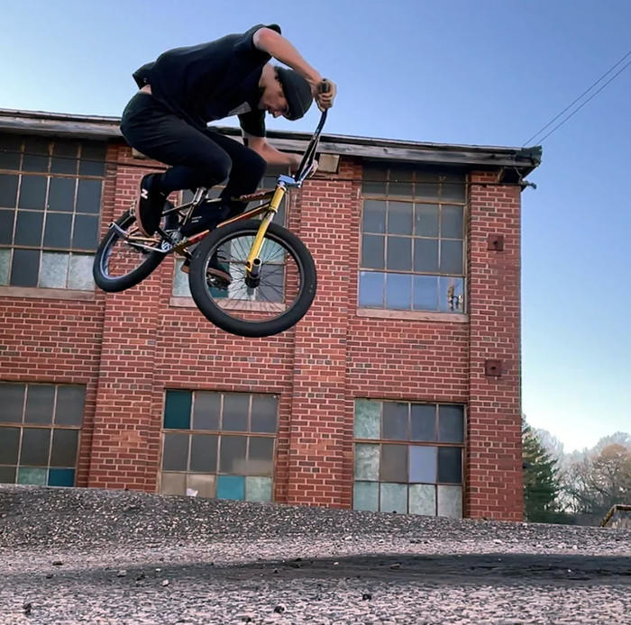 Thick Rhonda BMX Frame - Coolant Gold