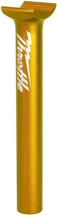 Throttle Pivotal BMX Seatpost - 200mm - Matte Gold Ano